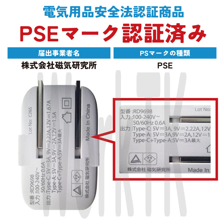 サンエス 急速充電 ACアダプター コンセント スマホ充電 モバイルバッテリー充電 USB充電器 2台充電 PD対応 RD9641 RD9243 SUN-S ss-rd9698 爆買 | ブランド登録なし | 03