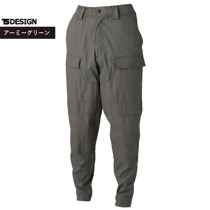 TS DESIGN ニッカーズカーゴパンツ 作業ズボン 帯電防止 静電気 ストレッチ 軽量 接触冷感 ドライ 作業着 春夏 秋冬 メンズ レディース おしゃれ tw-55302 | TS DESIGN | 11