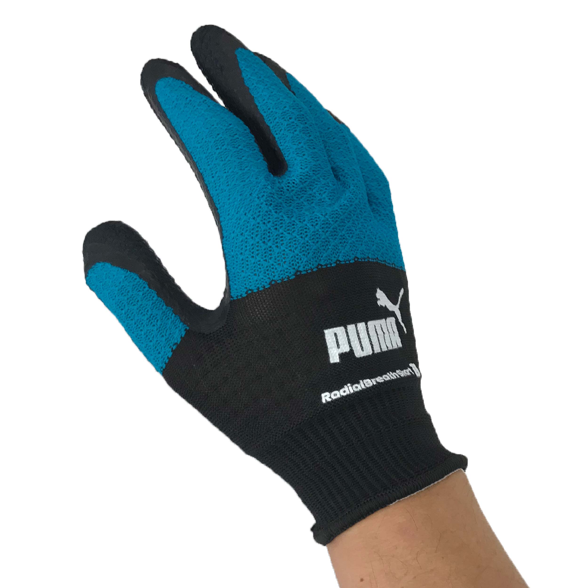 最大12%OFFクーポン ショーワグローブ 背抜き手袋 PUMA 天然ゴム ラジアルブレス 小物
