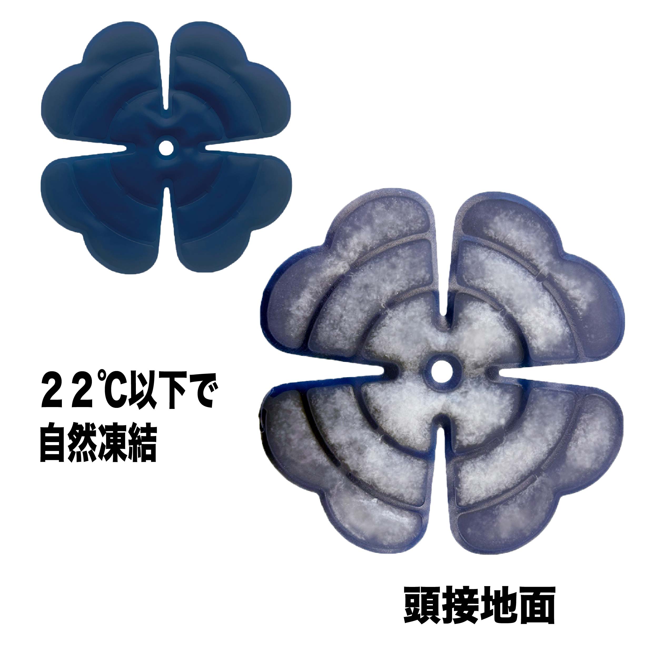 ヘルメットインナー アイスデコパッド デコールド PCM 熱中症