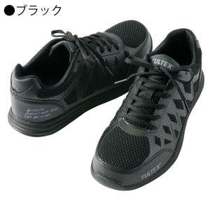 作業靴 安全靴 超軽量 メッシュ クッション 通気 樹脂先芯 アイトス TULTEX 51664