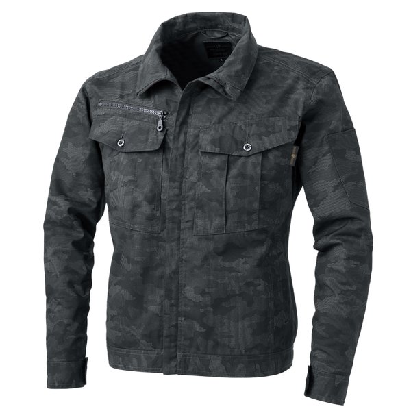 【3点セット】空調服セットHOPSCOT ドット迷彩ソフトT/Cブルゾン9188 ドット迷彩ソフトT/Cブルゾン CHU-9188 ｜作業服・安全靴の通販