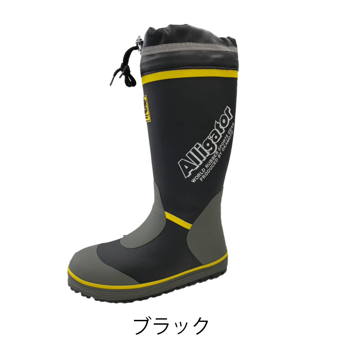 長靴 カバー付き ゴム ロングブーツ アリゲーター 速乾 吸汗 反射 オカモト化成品 RMM-7400 |  | 01