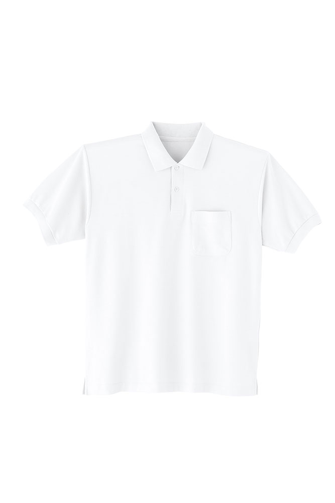 アウトレット 作業服 作業着 半袖ポロシャツ 春夏用 メンズ ストレッチ 清涼素材 吸汗速乾 SS〜6L 12色 スタンダード ゆったりめ アウトドア スポーツ ゴルフ | Asahicho | 01