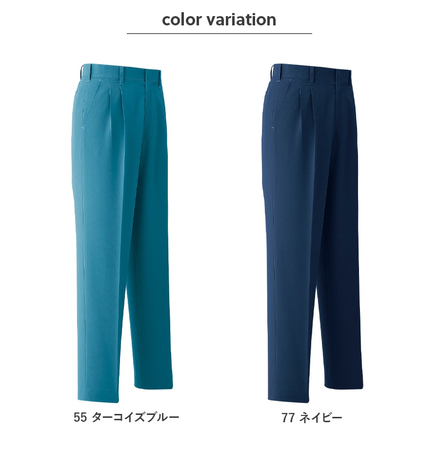 作業服 作業着 半袖 シャツ パンツ ツータック 064 066 春 夏 シャツ メンズ 帯電防止素材 S〜6L UVカット 反射テープ 傷付け防止設計 上下セット｜workwearlab｜06