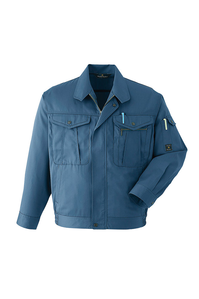 Asahicho 作業服 作業着 長袖ブルゾン 069 春夏用 ジャンパー メンズ