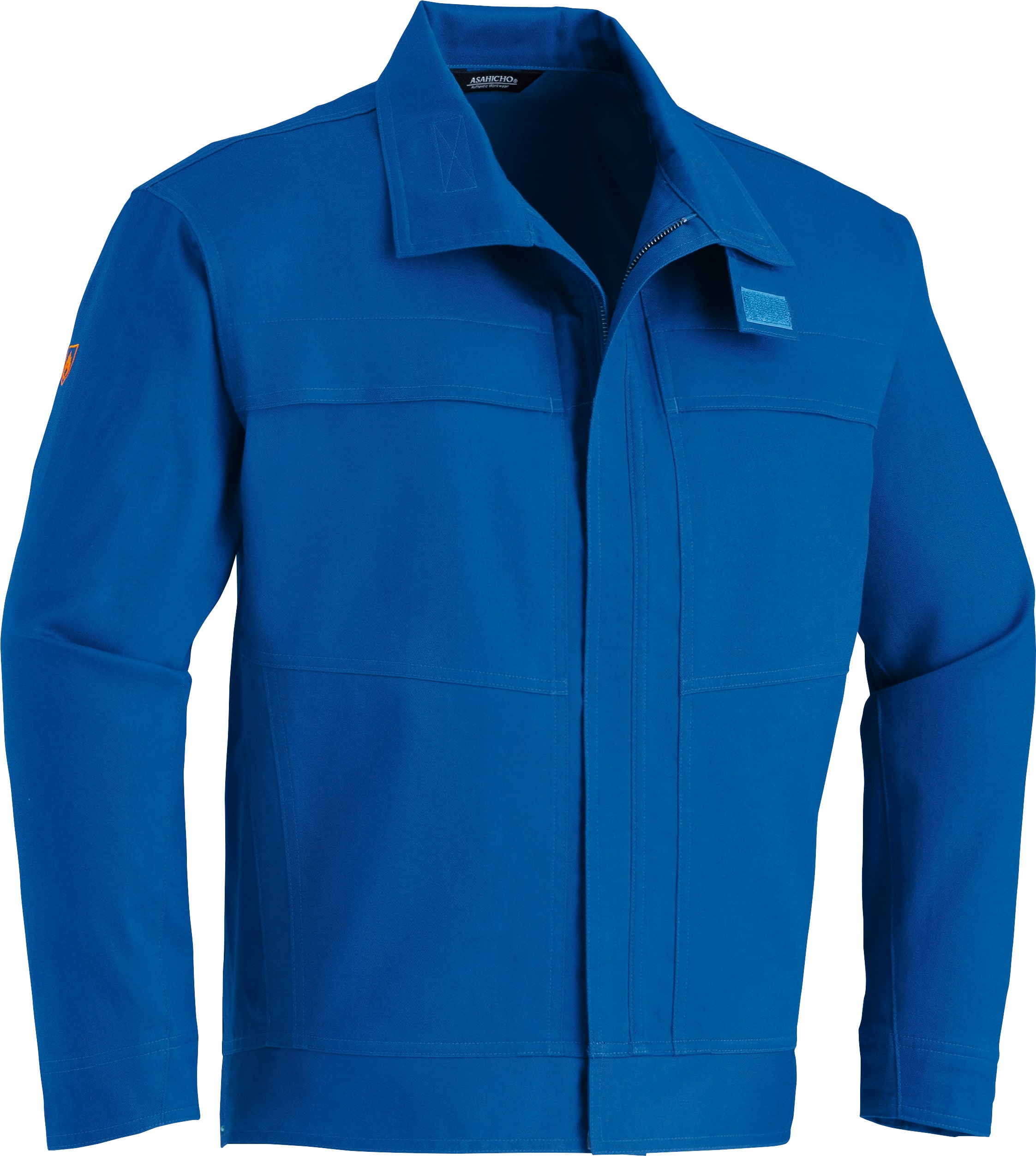 作業服 作業着 難燃ブルゾン ファスナータイプ 3512 春夏用 メンズ 鋳造 溶接 耐熱 耐炎 防護服JIS規格 ISO規格適合 | Asahicho | 01