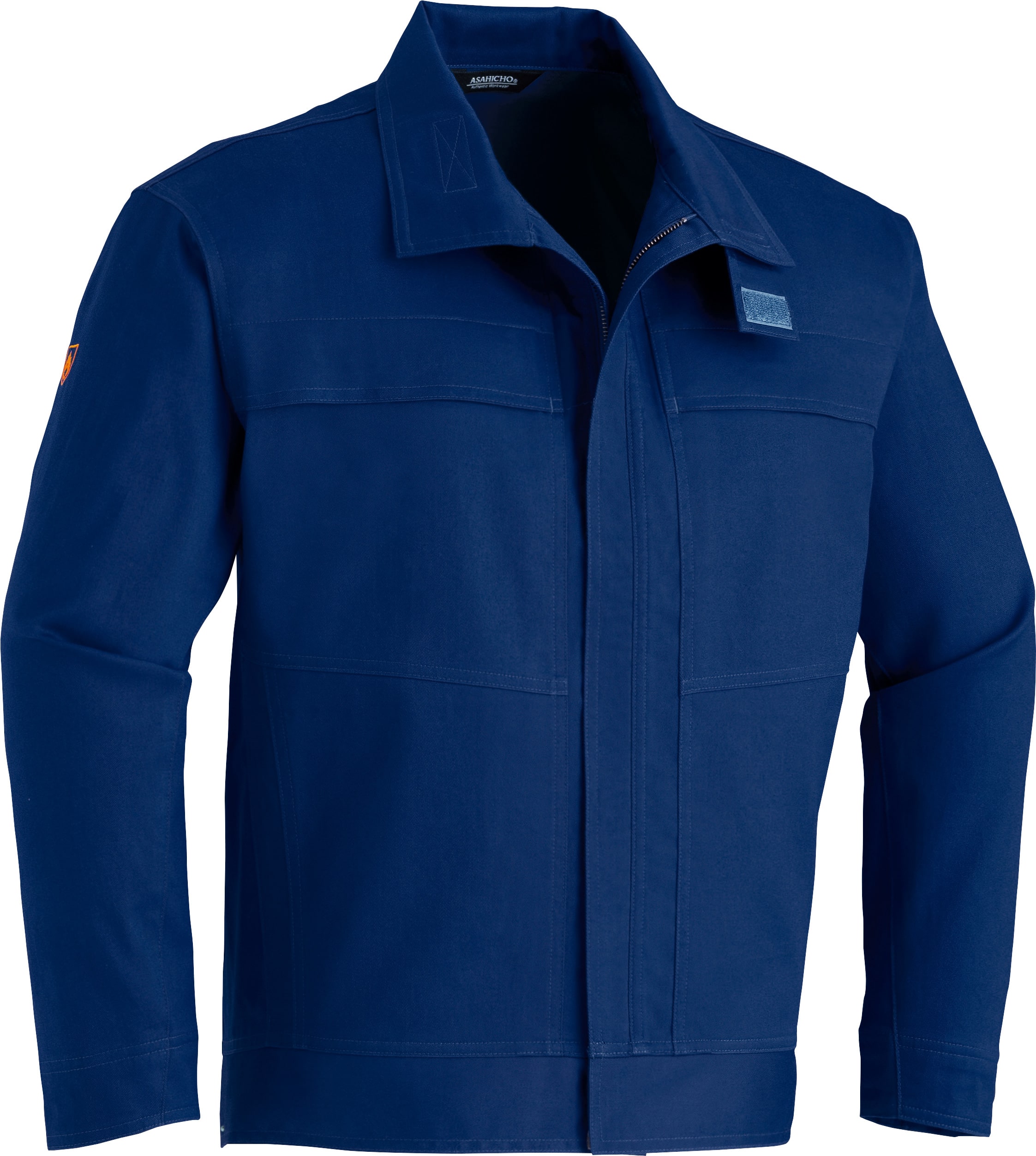 Asahicho 作業服 作業着 難燃ブルゾン ファスナータイプ 3512 春夏用