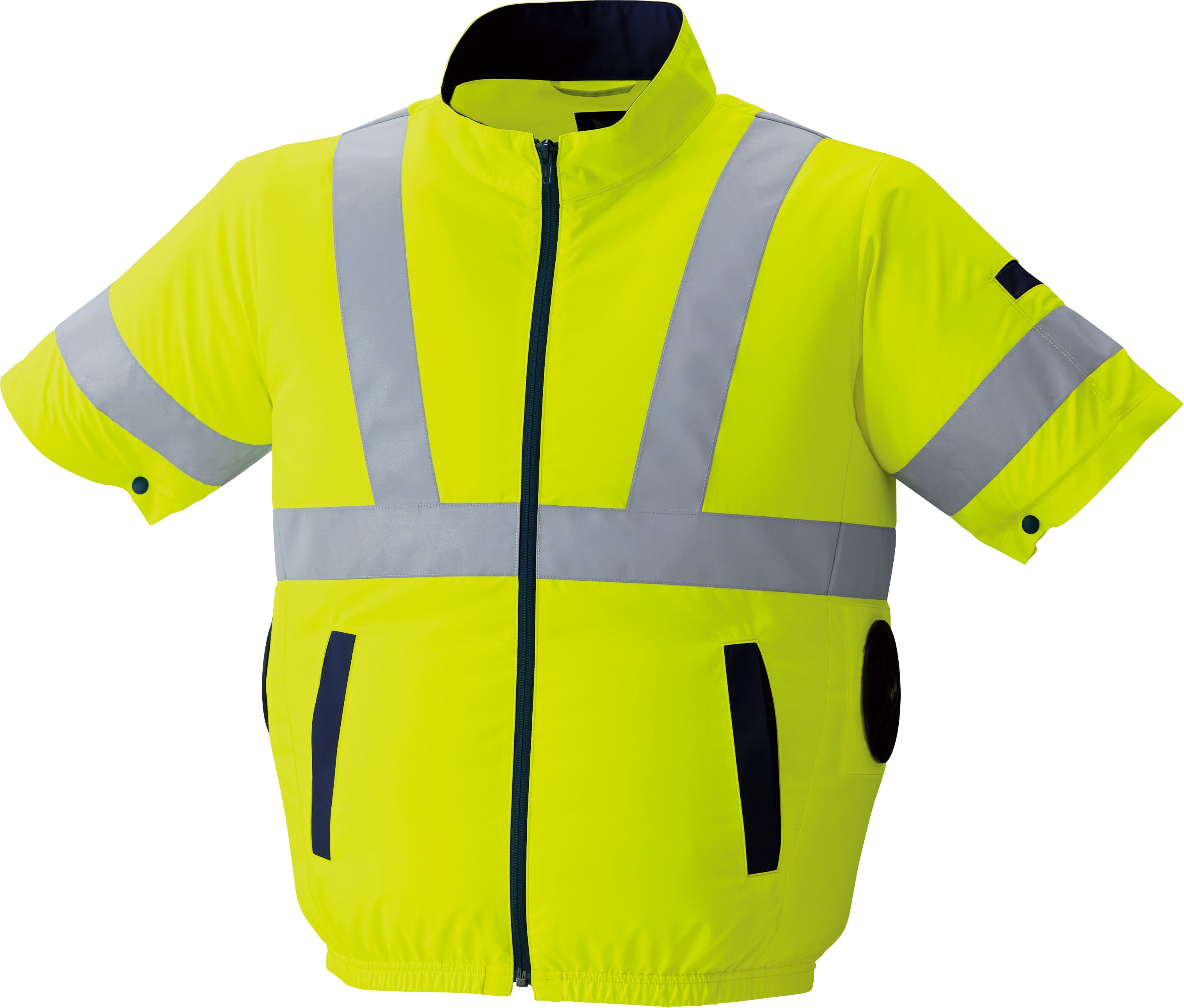 空調服 【服のみ】作業服 作業着 高視認 半袖ブルゾン 9211 春 夏