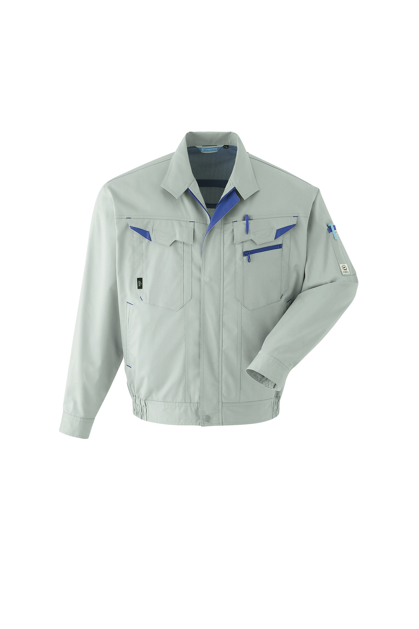 Asahicho 作業服 作業着 長袖ブルゾン E7302 春夏用 ジャンパー メンズ