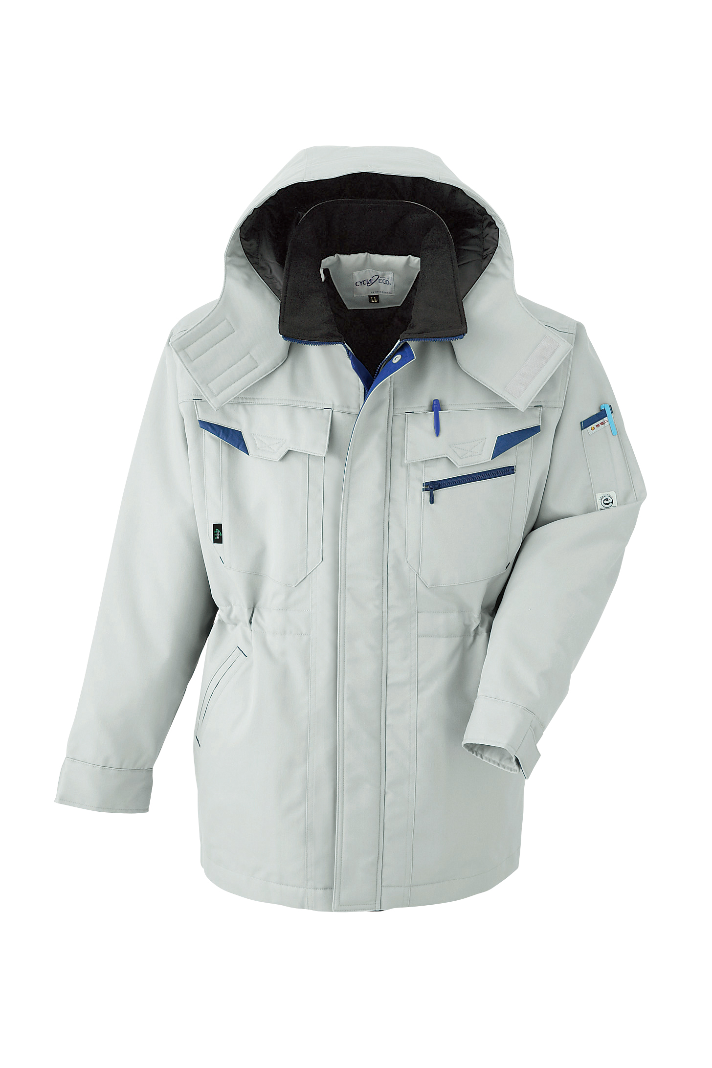 ASAHICHO 秋冬用ジャケット E73100 LL Asahicho 作業服 作業着 防寒 コート E73100 男女兼用 秋冬用 S〜6L