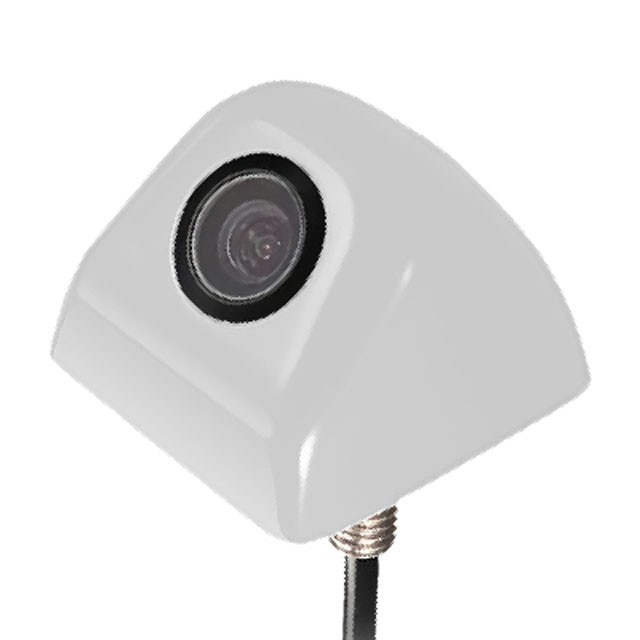 バックカメラ 後付け 本体 モニター 埋込型 上下反転式 42万画素 白