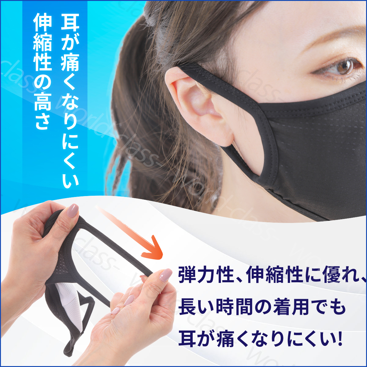 スポーツマスク 5枚セット メンズ レディース マスク ブラック 洗える おしゃれ 男女兼用 息苦しくない 速乾 グレー