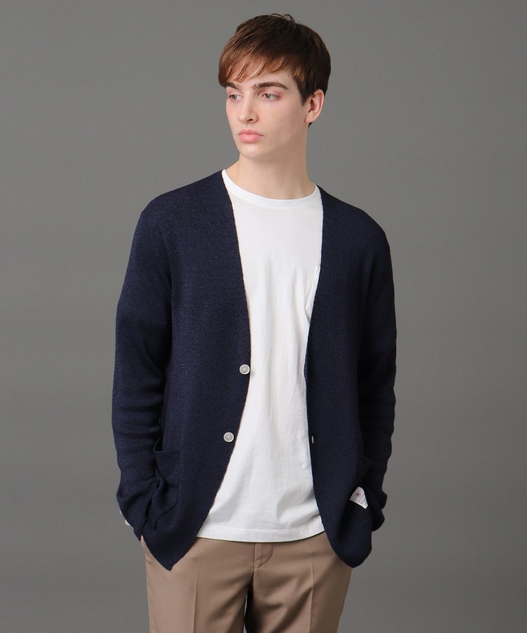 新作登場 DRESSTERIOR(Men)(ドレステリア(メンズ))ノーカラーニットジャケット (株)ワールド - 通販 - PayPayモール WORLD ONLINE STORE 即納爆買い