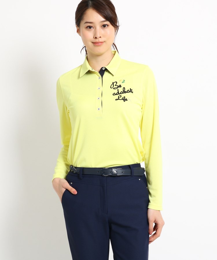 なアイテム Adabat Ladies アダバット レディース 長袖ポロシャツ 株 ワールド 通販 Paypayモール レディース
