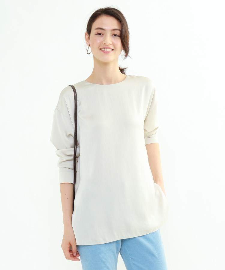 格安超激安 INDIVI(インディヴィ)「L」クルーネックチュニックブラウス (株)ワールド - 通販 - PayPayモール WORLD ONLINE STORE 低価特価