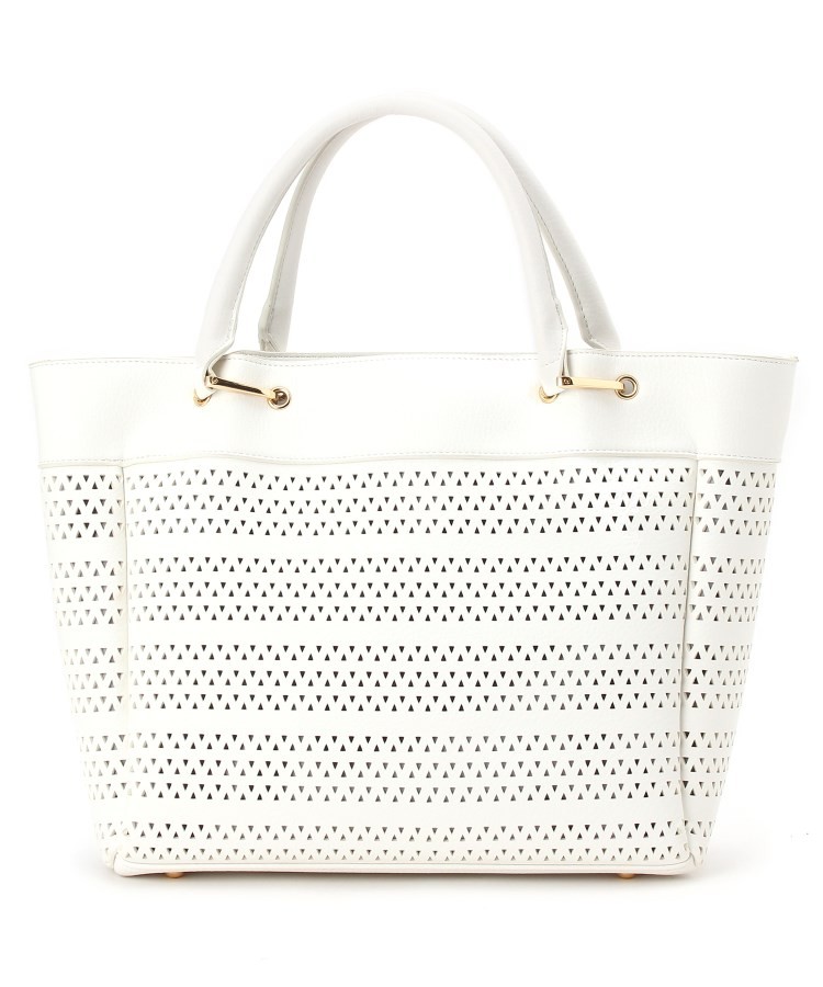 ルドの Untitled アンタイトル ボーダーパンチングトートバッグ 株 ワールド 通販 Paypayモール World