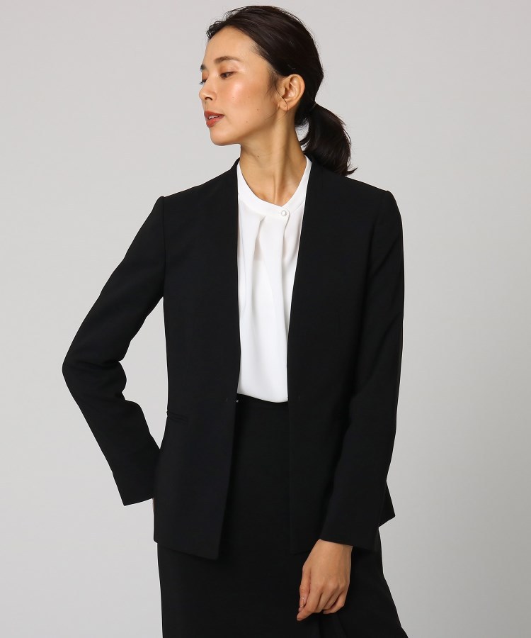 国産即納 UNTITLED(アンタイトル)トリアセートネオクロス ノーカラージャケット WORLD ONLINE STORE (株)ワールド - 通販 - PayPayモール 在庫あ人気