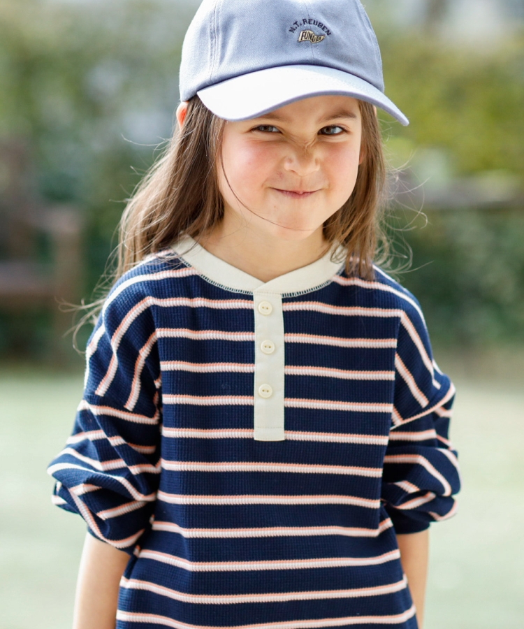 The Shop Tk Kids ザ ショップ ティーケー キッズ 100 140 伸縮性 やわらかい マルチボーダーワッフルプ Cafwp2eu0j 子ども服 シューズ Dacflex Com