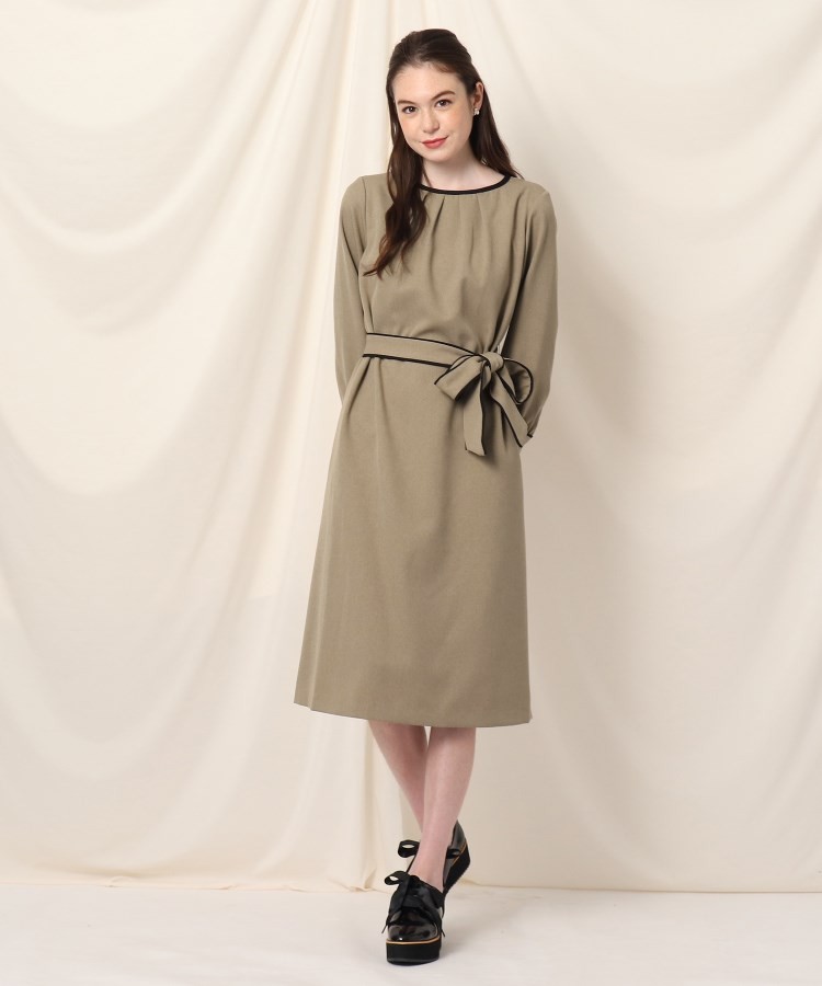 お得特価 Couture 株 ワールド 通販 Paypayモール Brooch クチュールブローチ ウールライクフレアーワンピース