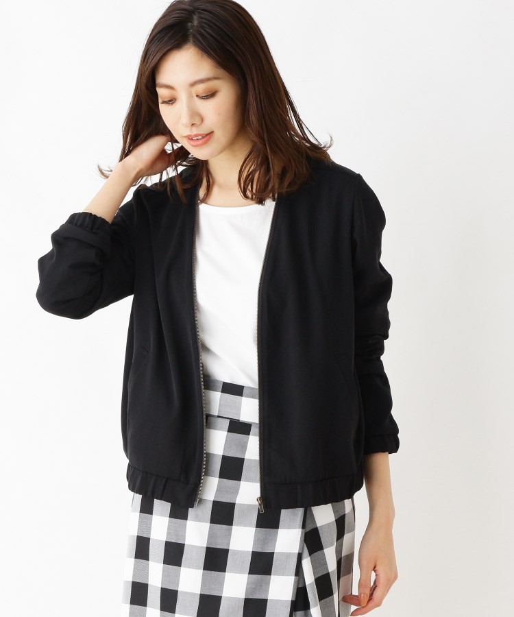 HusHusH(Ladies)(ハッシュアッシュ(レディース))通販|ショート丈ブルゾン(ブラック(019))