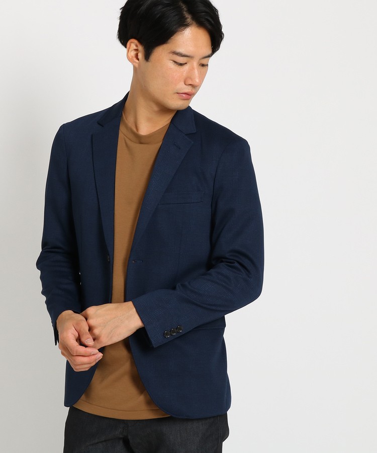 低価超歓迎 THE WORLD ONLINE STORE (株)ワールド - 通販 - PayPayモール SHOP TK(Men)(ザ ショップ ティーケー(メンズ))ポンチクラシックチェックプリントジャケット 好評超歓迎