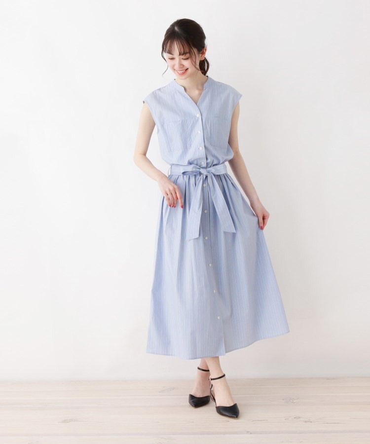 Opaque Clip オペークドットクリップ 洗える Web 一部店舗限定 タイプライターコットンワンピース World Online Store 株 ワールド 通販 Paypayモール