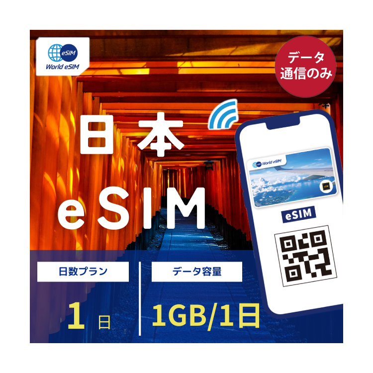 日本 国内 eSIM 無制限 1日 SIM SIMカード プリペイドSIM データ 通信