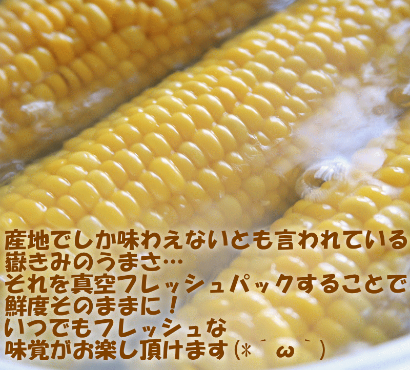 送料無料】青森産 嶽きみ とうもろこし 5本セット 真空パック【ご注文