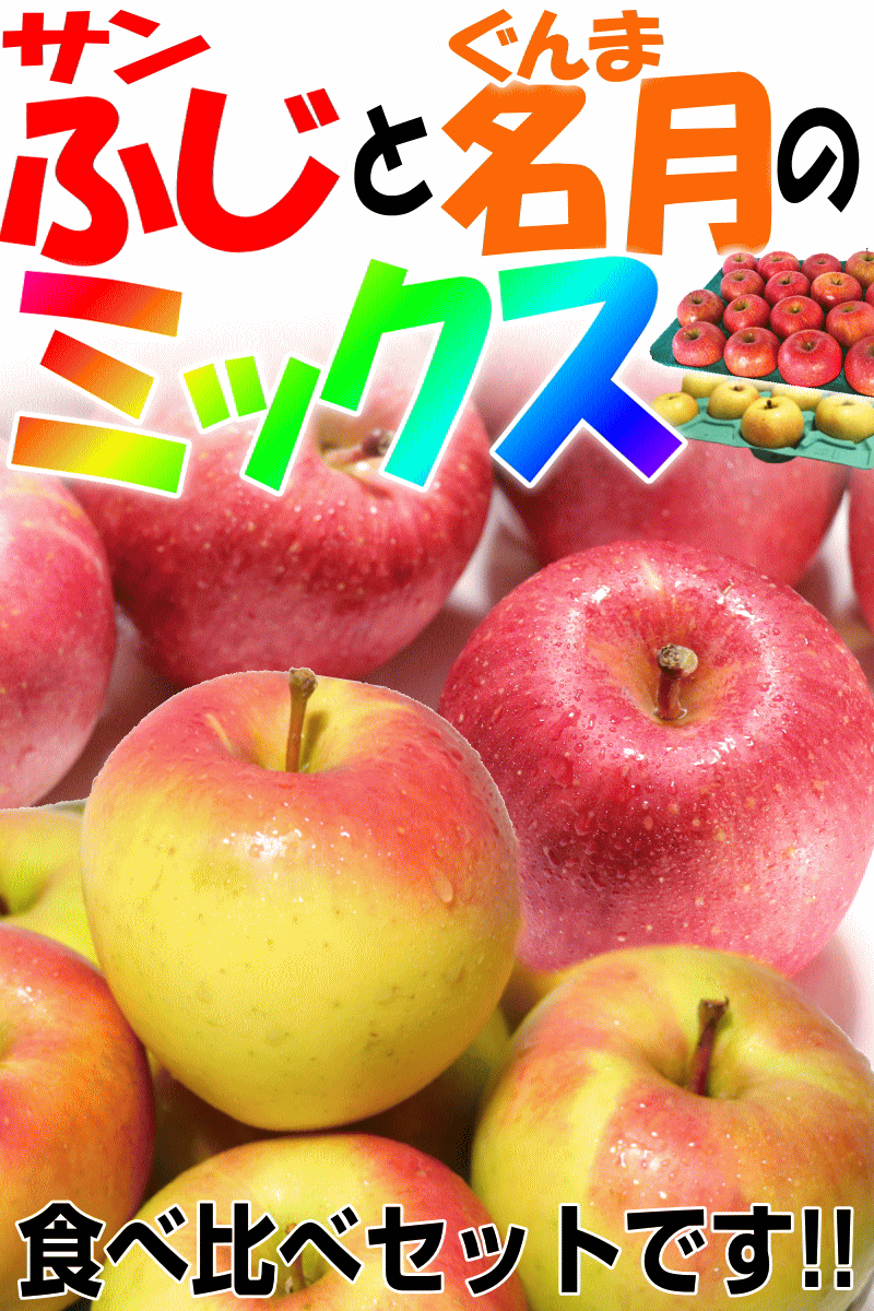 家庭用青森県産りんごサンふじ10キロ箱