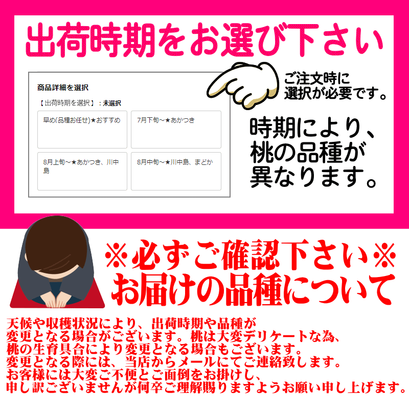 選択について