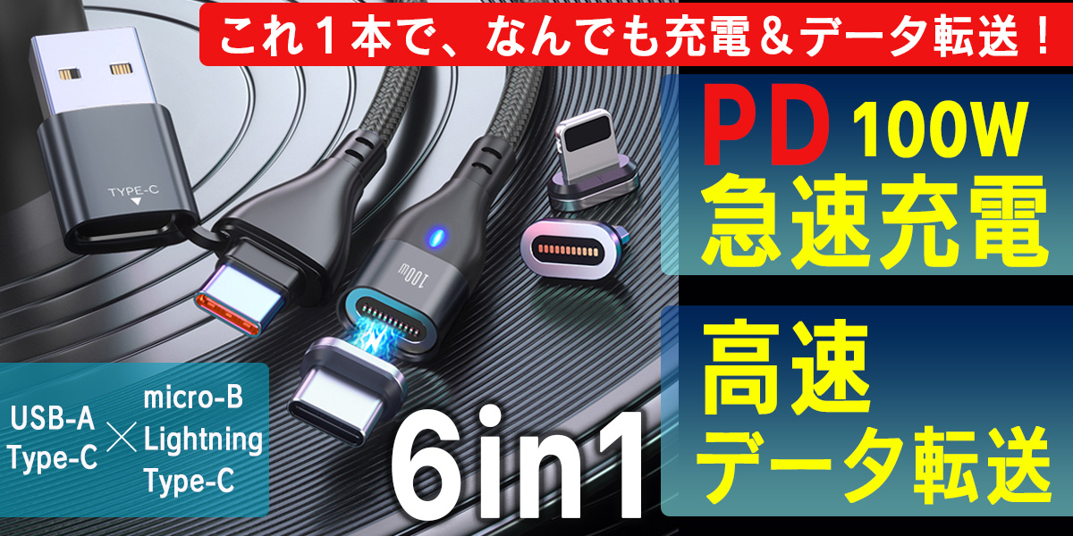 6in1ケーブル