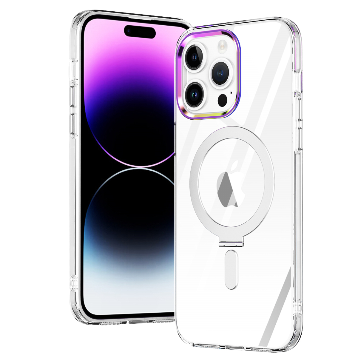 MagSafe対応】 iPhone 14 Pro Max Plus 13 12 クリアケース 耐衝撃