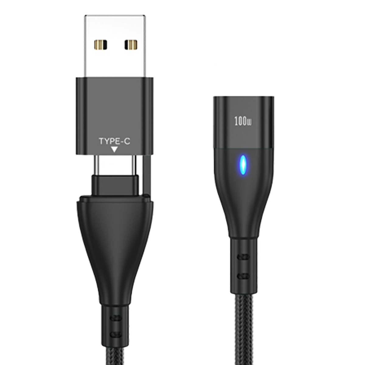 3in1 充電ケーブル マグネット iphone ケーブル usb マルチ タイプcケーブル pdケーブル iPhone ２m 長め Switch 急速充電 60日保証｜world1select｜03