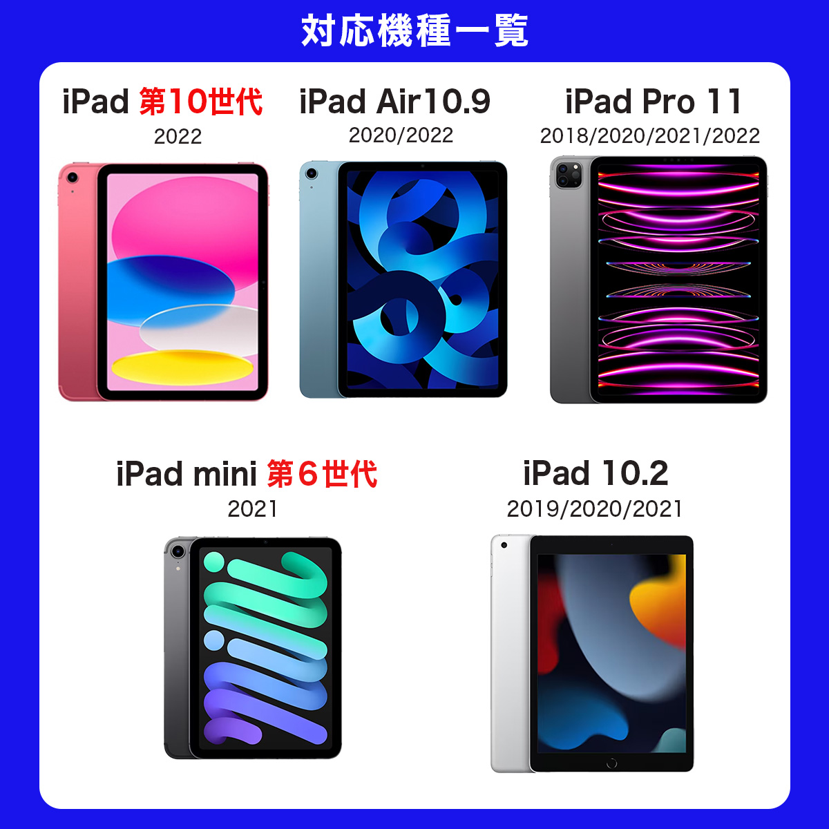 iPad ガラス フィルム ペーパーライク 画面 第10世代 第9世代 第8世代 第7世代 mini6 保護 シート 10.2 10.9 さらさら マット 液晶保護｜world1select｜03