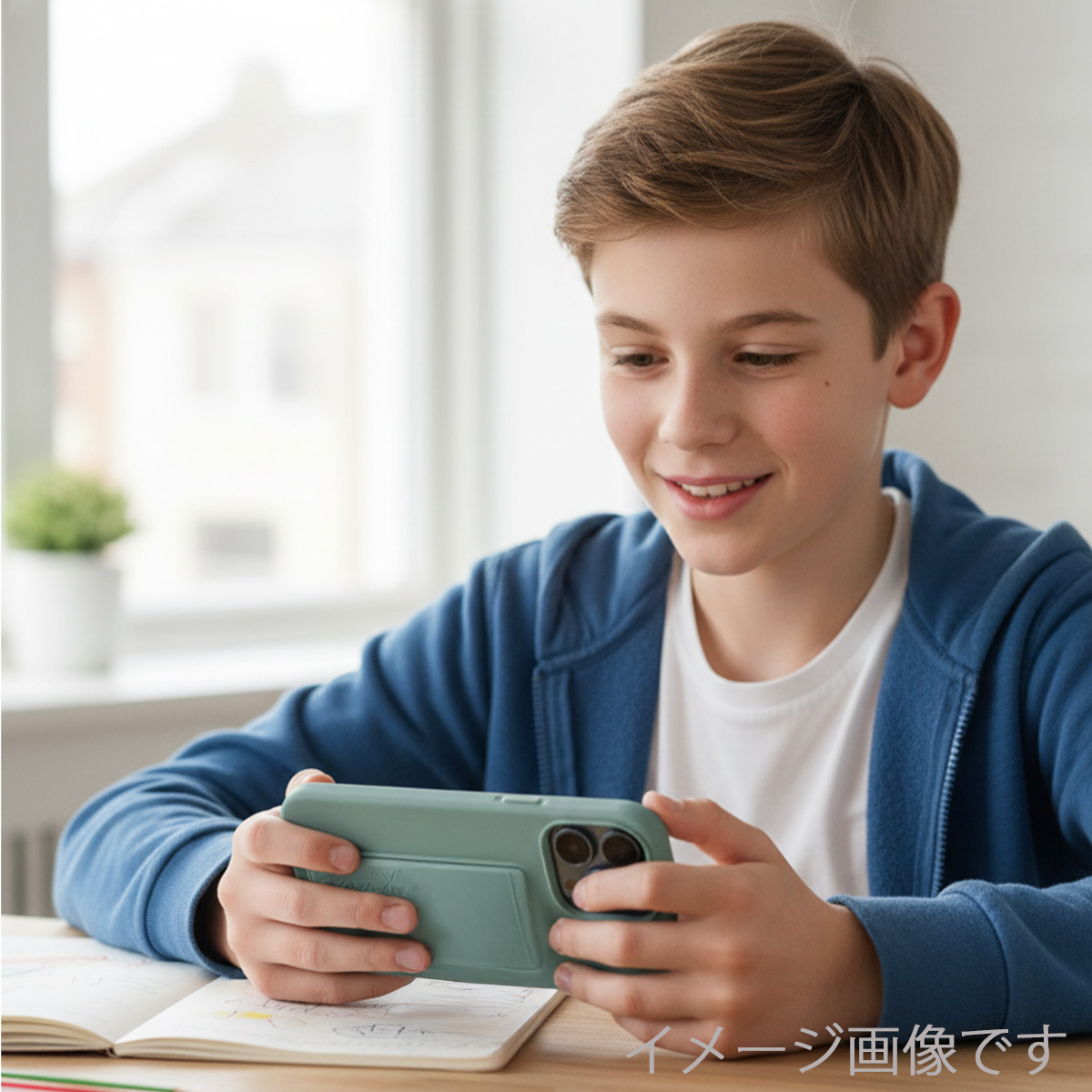 ケース iPhone13 Pro/Pro Max対応 シンプル 薄型 iPhone 13 Pro 対応 スマホケース シリコン スタンド グリップ | ブランド登録なし | 03