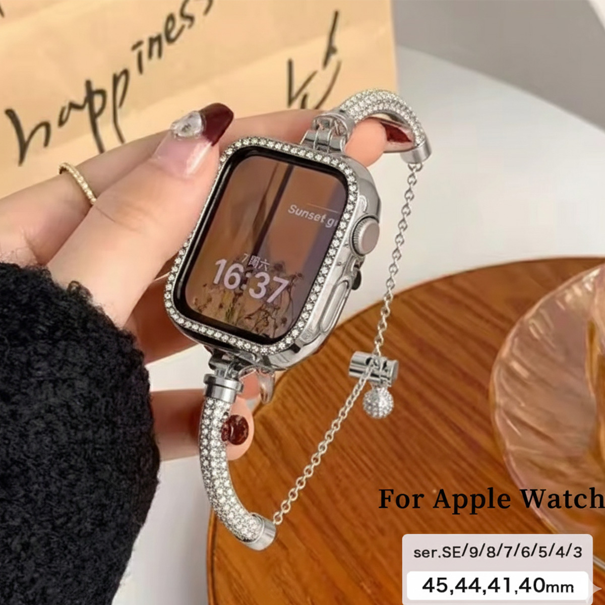 Series 11/10/9/8 バンド ピタッと精密密着 42mm 45mm ケース カバー