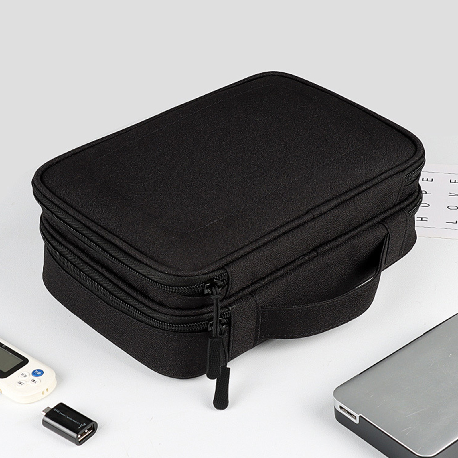 モバイルバッテリー ケース ピタッと密着収納 ガジェットケース 防水 軽量 大容量 素材 / 充電ケーブル / ACアダプタ / マウス / SDカード | ブランド登録なし | 14