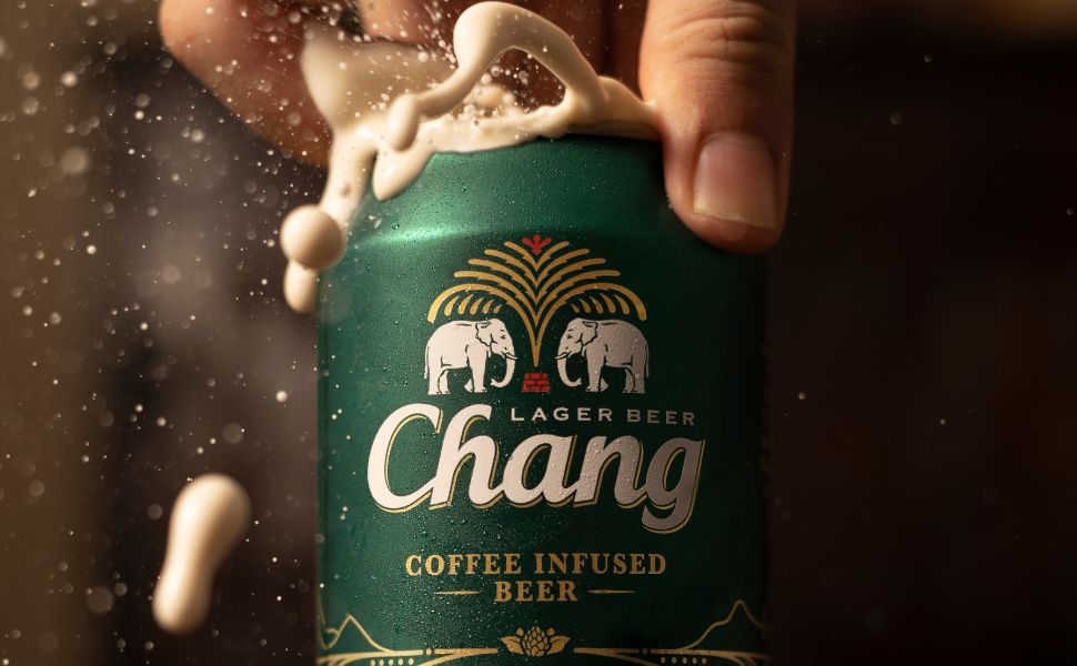 Chang（チャーン） エスプレッソ ラガー ビール 490ml 12本 缶 タイ