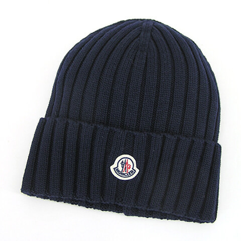 【特価】モンクレール　BERRETTO TRICOT UNI ニット帽 MONCLER 完売御礼 モンクレール ユニセックス ニットキャップ