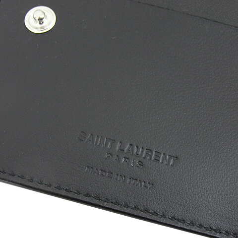 SAINT LAURENT 完売御礼 サンローラン メンズ 2つ折財布 サイフ 556268