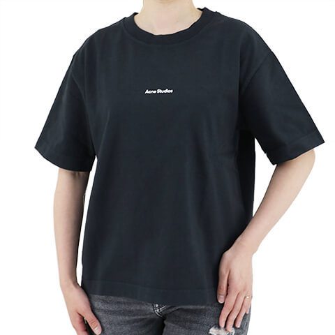 [Acne Studios] AL0135 900 スモール ロゴ Tシャツ ☆送料込☆ Acne Studios 完売御礼 アクネ ストゥディオズ レディース T