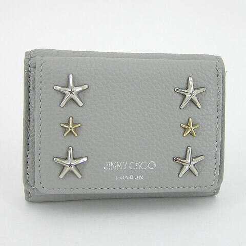 完売御礼 ジミーチュウ JIMMY CHOO レディース 3つ折財布 NEMO UUF MOONSTONE MIX