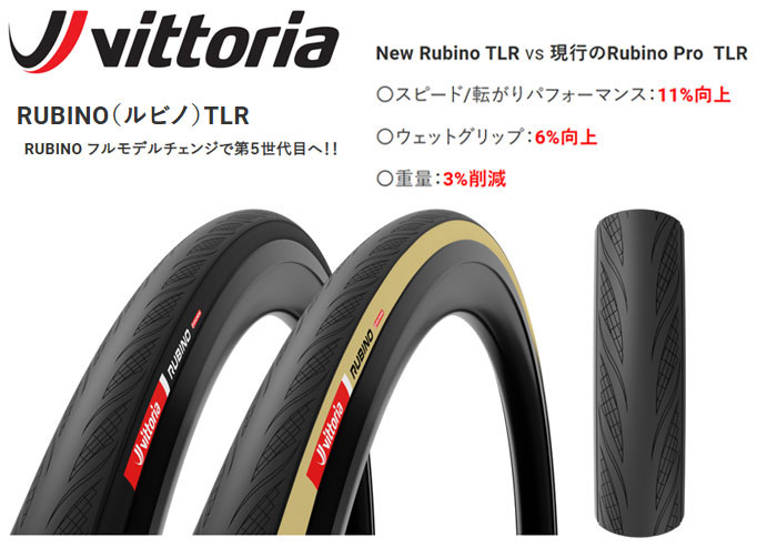 ビットリア RUBINO V G2.0 TLR 700×30C(30-622) チューブレスレディ