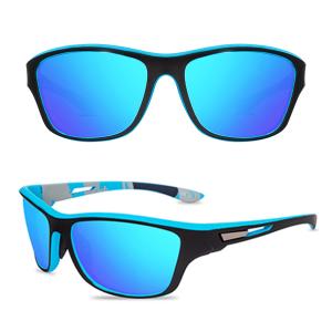 サングラス スポーツサングラス UV400 眼鏡ケース付 メガネ拭き付 偏光グラス スポーツ メンズ...