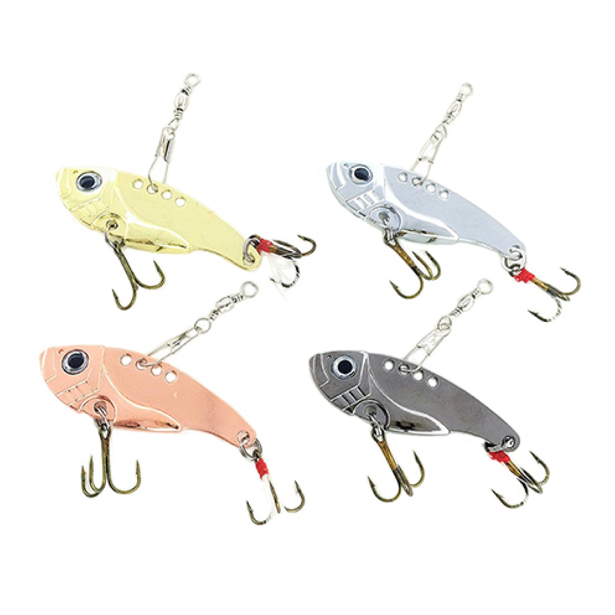 オルルド釣具 メタルバイブ 4.3cm 7.5g 4個セット ルアーセット