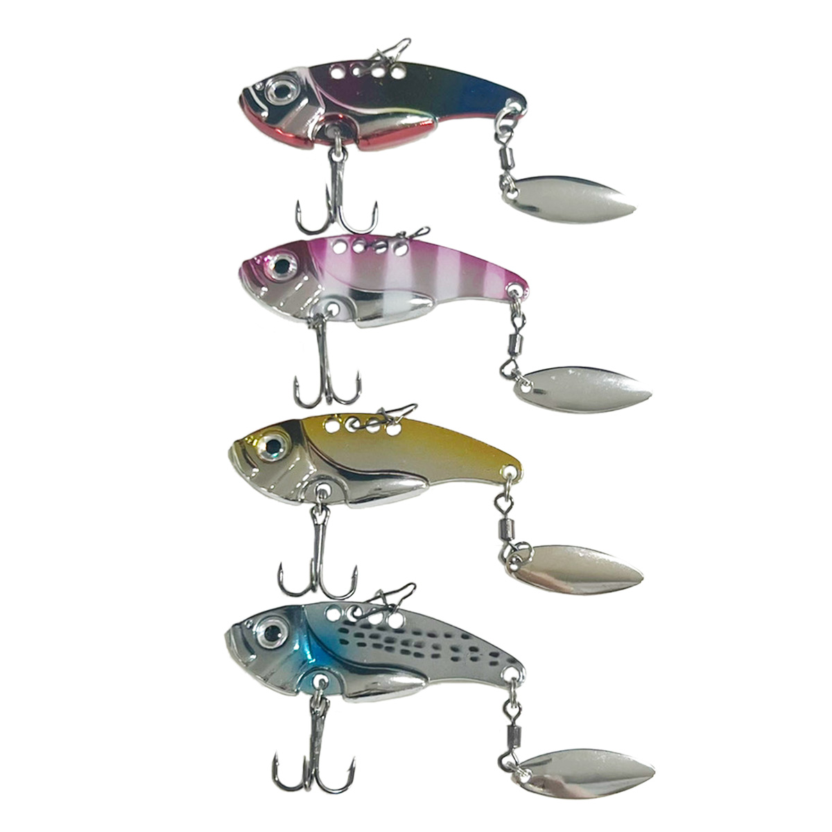 オルルド釣具 メタルバイブレーションmini 7.5g 12.5g 20g 4個セット 3