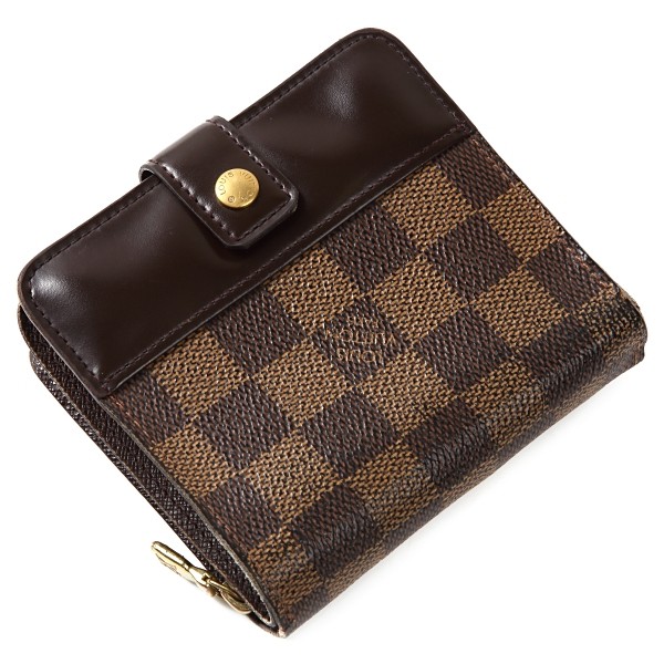 ルイヴィトン LOUIS VUITTON2つ折り財布 コンパクト・ジップ N61668