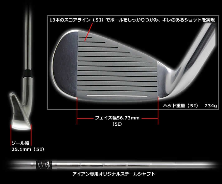 ゴルフセット ワールドイーグル WE-5Z ブラック メンズ 14点（11本