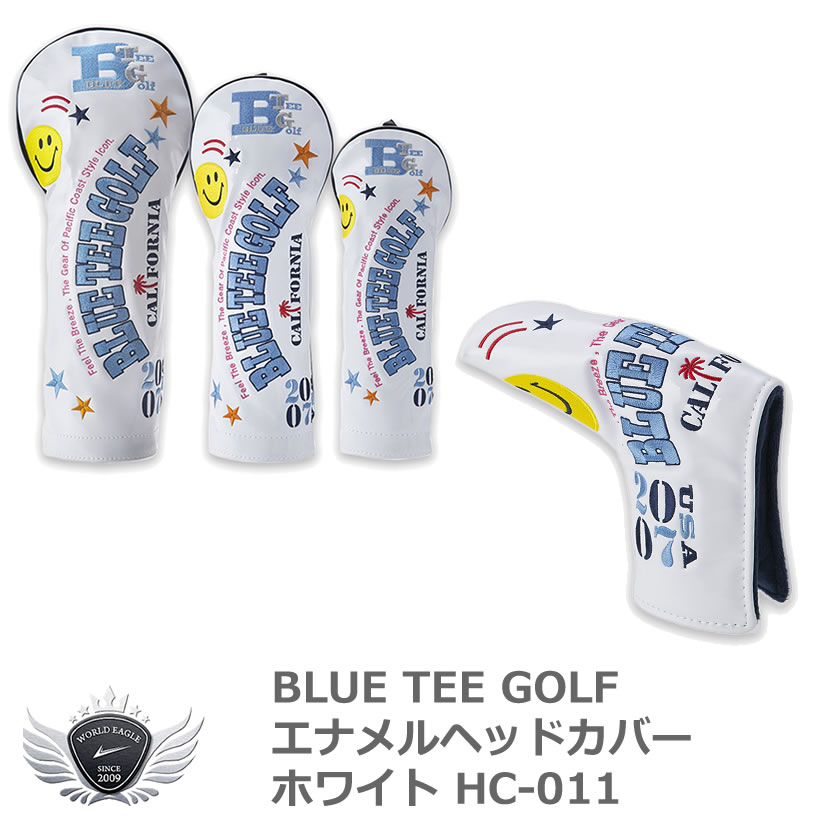 BLUE TEE GOLF ブルーティーゴルフ エナメルヘッドカバー ホワイト HC-011 :48993-48996:ワールドゴルフ - 通販 -  Yahoo!ショッピング